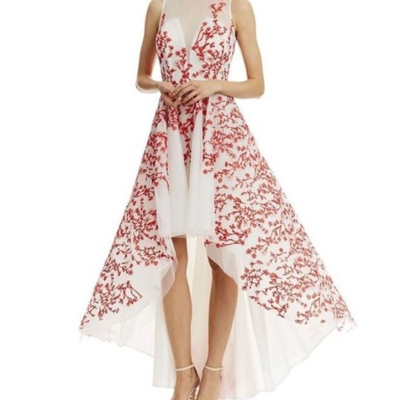 Nicole Miller Dresses & Skirts - Nicole Miller Embroidered High-Low Formal Gown